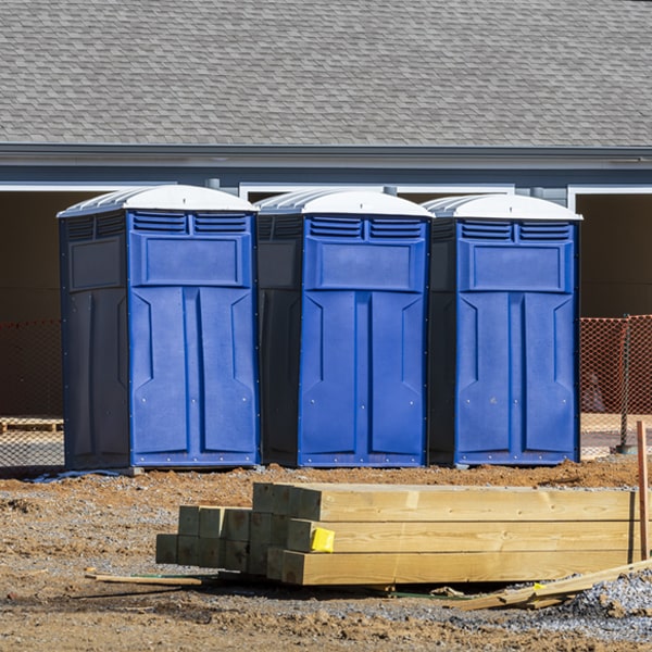 is there a specific order in which to place multiple porta potties in Prosperity